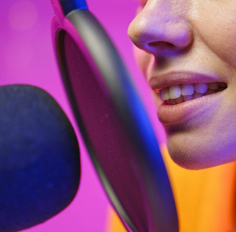 Studio recording setup