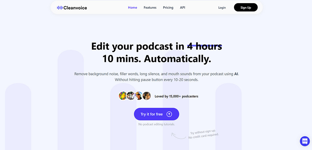 CleanVoice AI interface